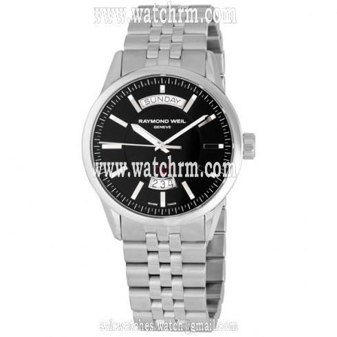 Raymond Weil Freelancer Automatic Black Dial Stainless Steel Men's Watch 2720-ST-20001