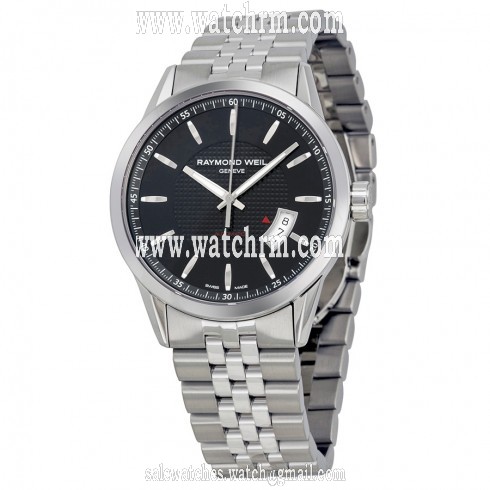 Raymond Weil Freelancer Automatic Black Dial Stainless Steel Men's Watch 2730-ST-20021