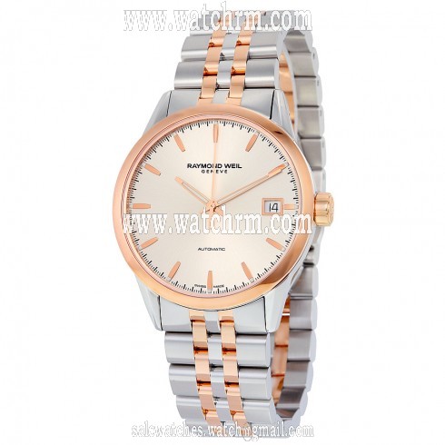 Raymond Weil Freelancer Automatic Silver Dial Two-tone Men's Watch 2740-SP5-65011