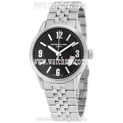 Raymond Weil Freelancer Black Dial  Men's Watch 2730-ST-05207