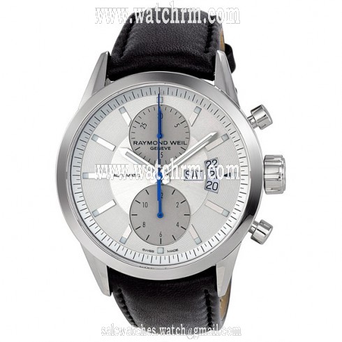 Raymond Weil Freelancer Chronograph Silver Dial Men's Watch 7735-STC-65001