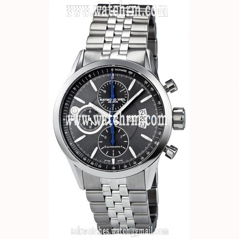 Raymond Weil Freelancer Grey Dial Stainless Steel Men's Watch 7730-ST-60021