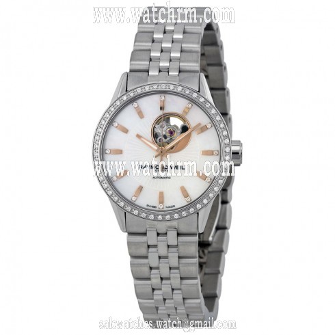 Raymond Weil Freelancer Mother of Pearl Dial Stainless Steel Diamond Ladies Watch 2410-STS-97981