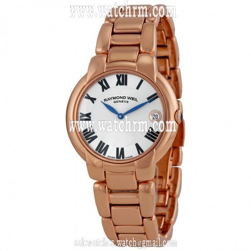 Raymond Weil Jasmine Rose Gold-Tone Silver Dial Ladies Watch 5235-P5-01659