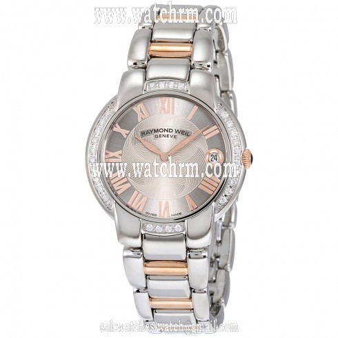 Raymond Weil Jasmine Silver Dial Two-tone Diamond Ladies Watch 5235-S5S-01658