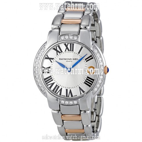 Raymond Weil Jasmine Silver Dial Two Tone Ladies Watch 5235-S5S-00659