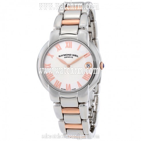Raymond Weil Jasmine Silver Dial Two Tone Stainless Steel Ladies Watch 5235-S5-01658