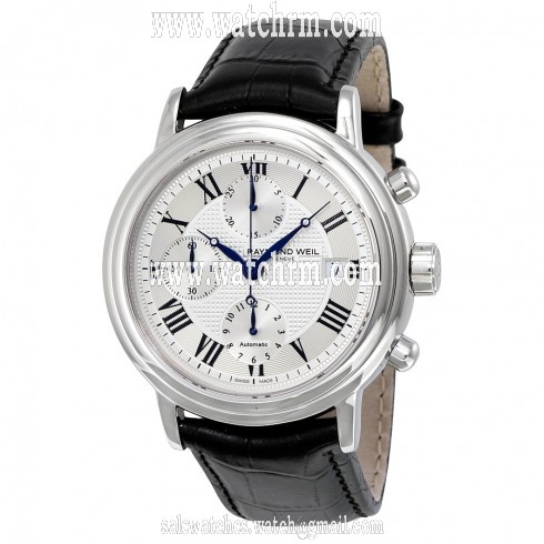 Raymond Weil Maestro Automatic 46 Hour Power Reserve Chronograph Men's Watch 7737-STC-00659