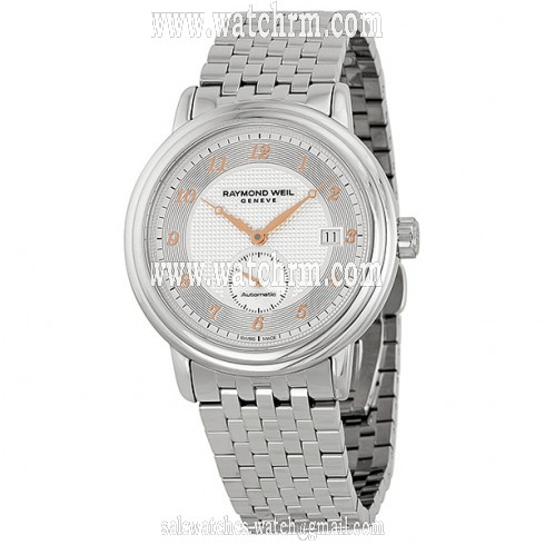 Raymond Weil Maestro Automatic Silver Dial Stainless Steel Men's Watch 2838-S5-05658