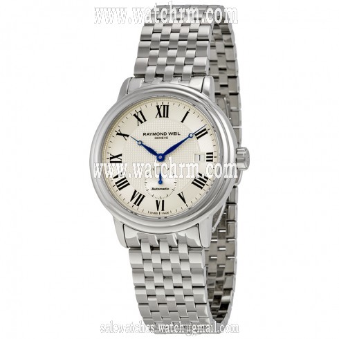 Raymond Weil Maestro Silver Dial Stainless Steel Automatic Men's Watch 2838-ST-00659