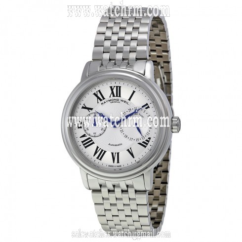Raymond Weil Maestro Silver Dial Stainless Steel Chronograph Men's Watch 2846-ST-00659