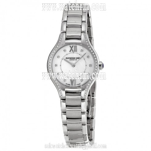 Raymond Weil Noemia Mother of Pearl Diamond Dial Ladies Watch 5124-STS-00985