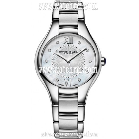 Raymond Weil Noemia Mother of Pearl Diamond Dial Ladies Watch 5127-STS-00985