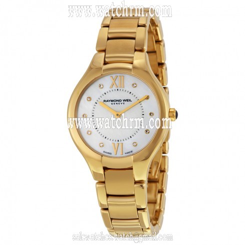 Raymond Weil Noemia Mother of Pearl Diamond Dial Ladies Watch 5132-P-00985