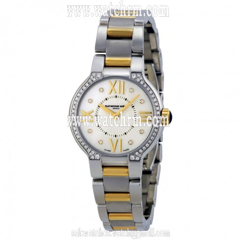 Raymond Weil Noemia Two-tone Diamond Dial Ladies Watch 5927-SPS-00995