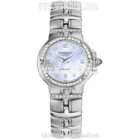 Raymond Weil Parsifal Mother of Pearl Dial Stainless Steel Ladies Watch 9995-DDD
