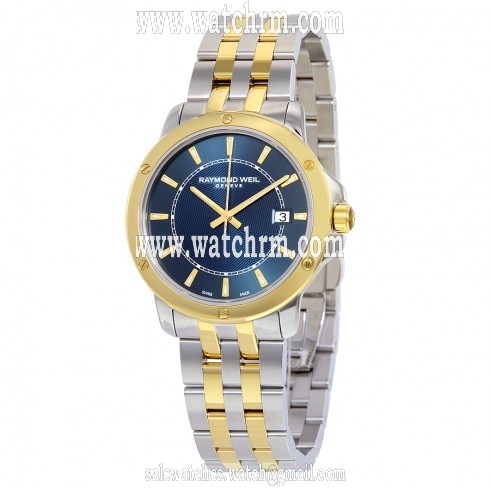 Raymond Weil Tango Blue Dial Two-tone Men's Watch RW-5591-STP-50001