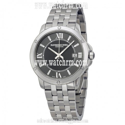 Raymond Weil Tango Gray Dial Stainless Steel Men's Watch 5591-ST-00607