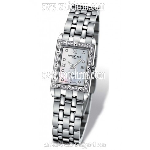 Raymond Weil Tango Mother of Pearl Diamond Dial Ladies Watch 5971-ST-00995