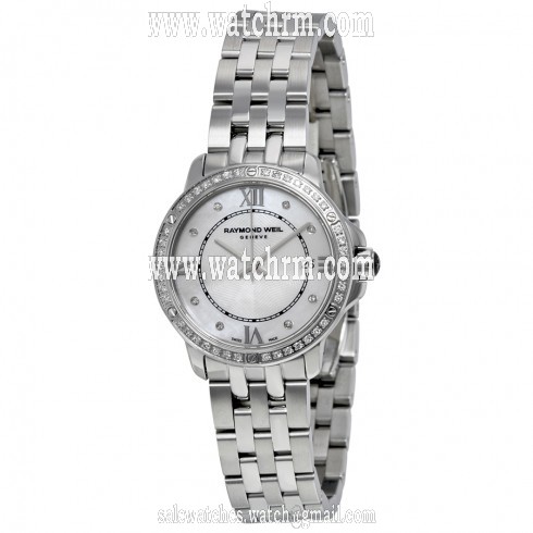 Raymond Weil Tango Mother of Pearl Diamond Dial Stainless Steel Ladies Watch 5391-STS-00995