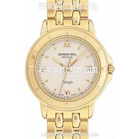 Raymond Weil Tango Mother of Pearl Gold-plated Watch 5560-P-00828
