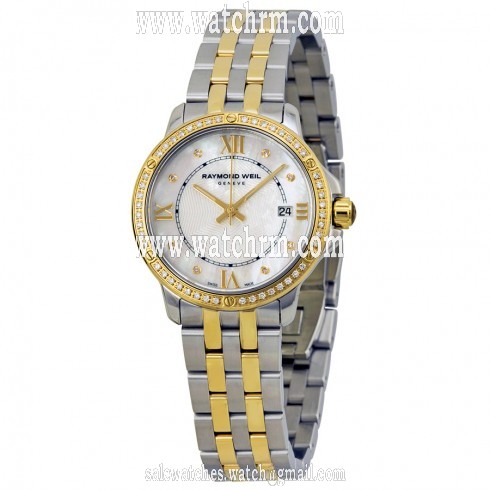 Raymond Weil Tango Mother of Pearl Two-tone Stainless Steel Ladies Watch 5391-SPS-00995