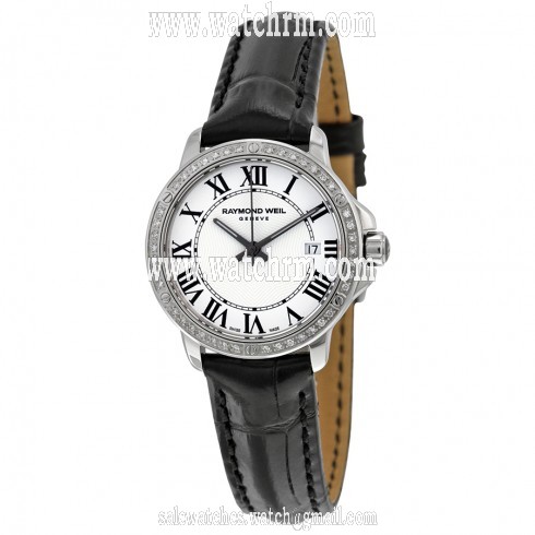 Raymond Weil Tango Silver Dial Diamond Ladies Watch 5391-LS1-00300