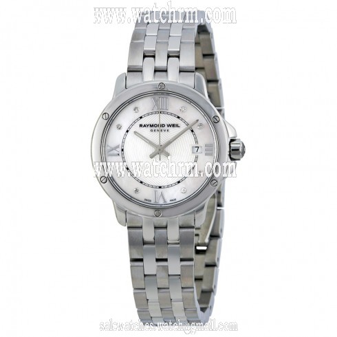 Raymond Weil Tango Silver Dial Stainless Steel Ladies Watch 5391-ST-00995