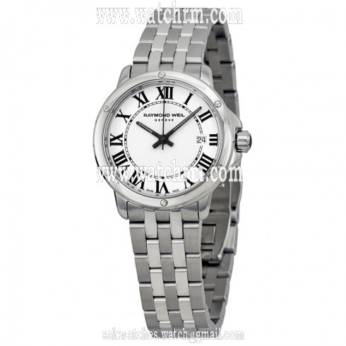 Raymond Weil Tango White Dial Stainless Steel Ladies Watch 5391-ST-00300