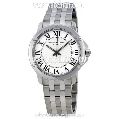 Raymond Weil Tango White Dial Stainless Steel Men's Watch 5591-ST-00300