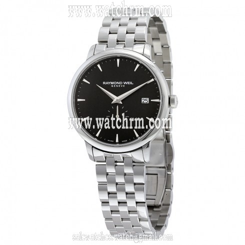 Raymond Weil Toccata Automatic Black Dial Stainless Steel Men's Watch 5484-ST-20001