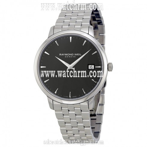 Raymond Weil Toccata Black Dial Steel Bracelet Men's Watch 5588-ST-20001