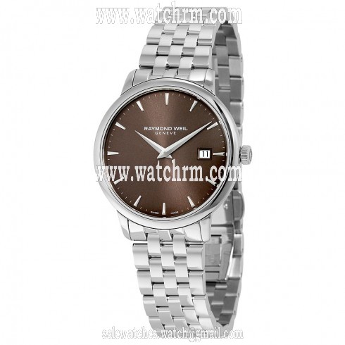 Raymond Weil Toccata Brown Dial Stainless Steel Men's Watch 5488-ST-70001
