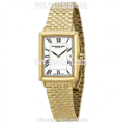 Raymond Weil Tradition Gold-tone White Dial Ladies Watch 5956-P-00300