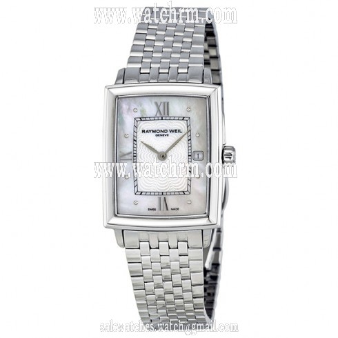 Raymond Weil Tradition Slim Mother of Pearl Steel Ladies Watch 5956-ST-00915