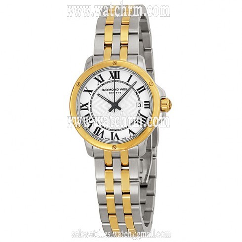 Raymond Weil Tradition White Dial Stainless Steel Ladies Watch 5391-STP-00300