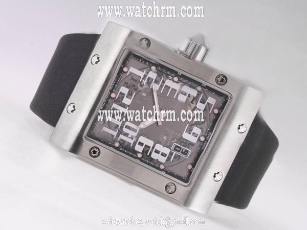 Richard Mille RM2009 RM016 Mens Stainless Steel Case Stainless Steel Bezel Watch