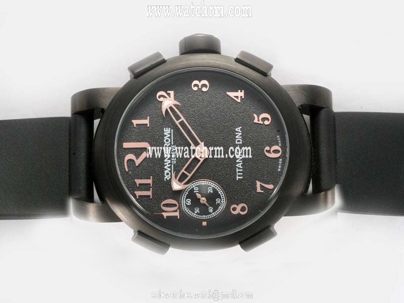 Romain Jerome Ceramic variations T.B2B22.00.BB Round Black Dial Automatic Watch