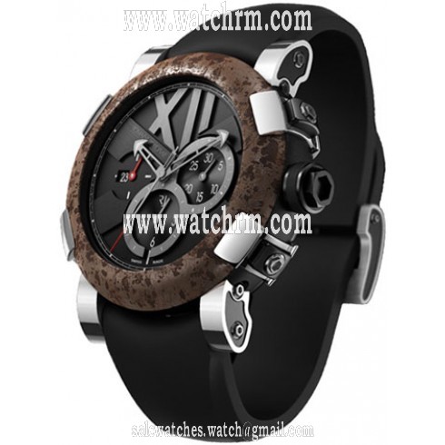 Romain Jerome Titanic-DNA Chrono Oxy Steel Men's Watch RJ.CH.T.OXY3.11BB.00