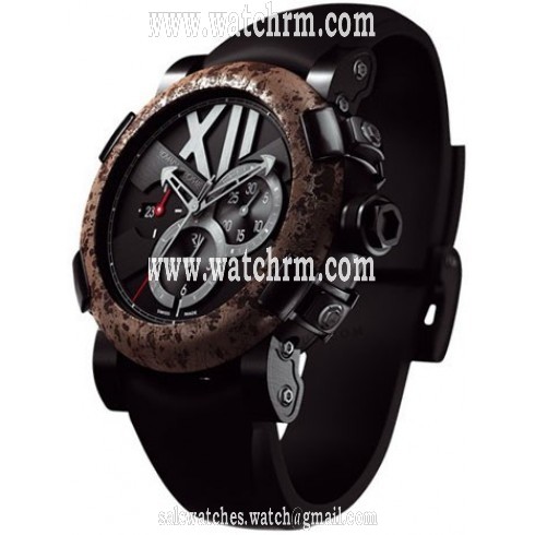 Romain Jerome Titanic-DNA Chrono Oxy Steel Men's Watch RJ.CH.T.OXY4.BBBB.00