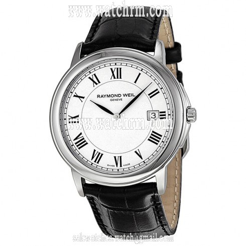 Raymond Weil Tradition White Dial Stainless Steel Men's Watch 54661-STC-00300