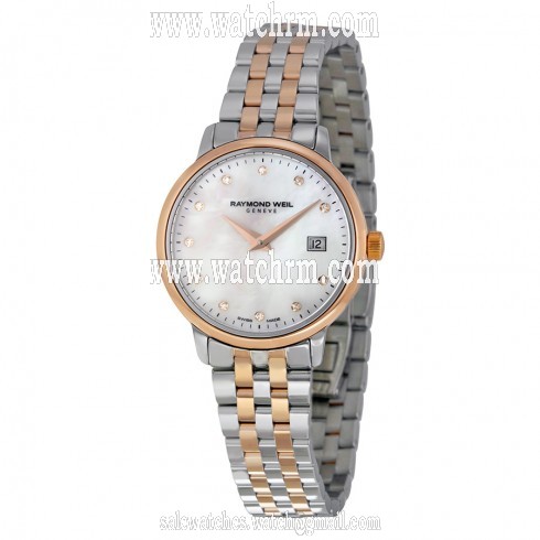 Raymond Weil Toccata Mother of Pearl Dial Two-tone Ladies Watch 5988-sp5-97081