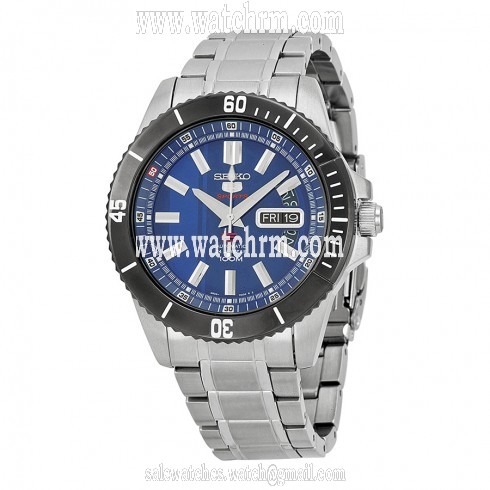 Seiko 5 50th Anniversary Automatic Blue Dial Stainless Steel Men's Watch SRP425
