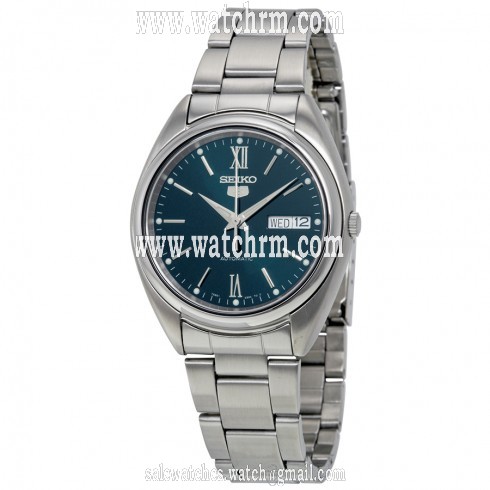 Seiko 5 Automatic Dark Green Dial Stainless Steel Men's Watch SNXA21