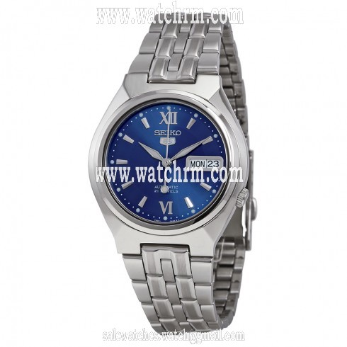 Seiko 5 Automatic Blue Dial Stainless Steel Men's Watch SNK319