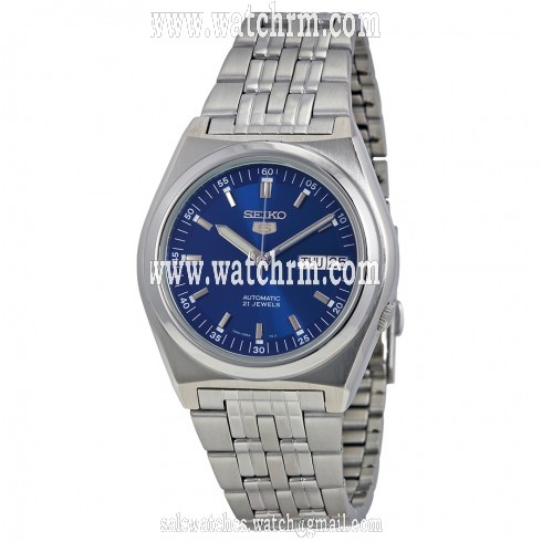 Seiko 5 Automatic Blue Dial Stainless Steel Men's Watch SNK647