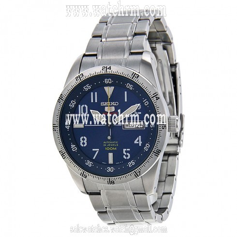 Seiko 5 Automatic Blue Dial Stainless Steel Men's Watch SRP511