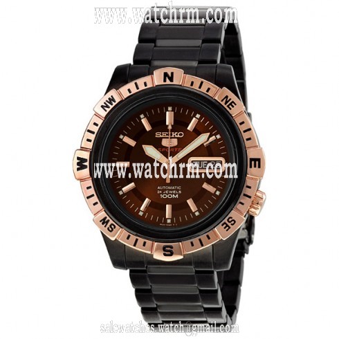 Seiko 5 Automatic Brown Dial Men's Watch SRP148K1