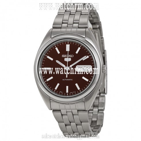 Seiko 5 Automatic Dress Black Dial Men's Watch SNXA13