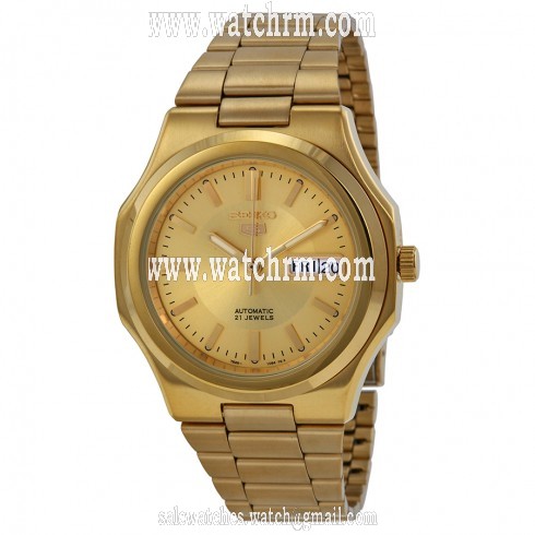 Seiko 5 Automatic Gold-tone Men's Watch SNKK52